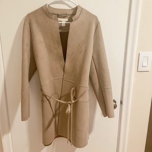 Suede Midi Jacket/Coat